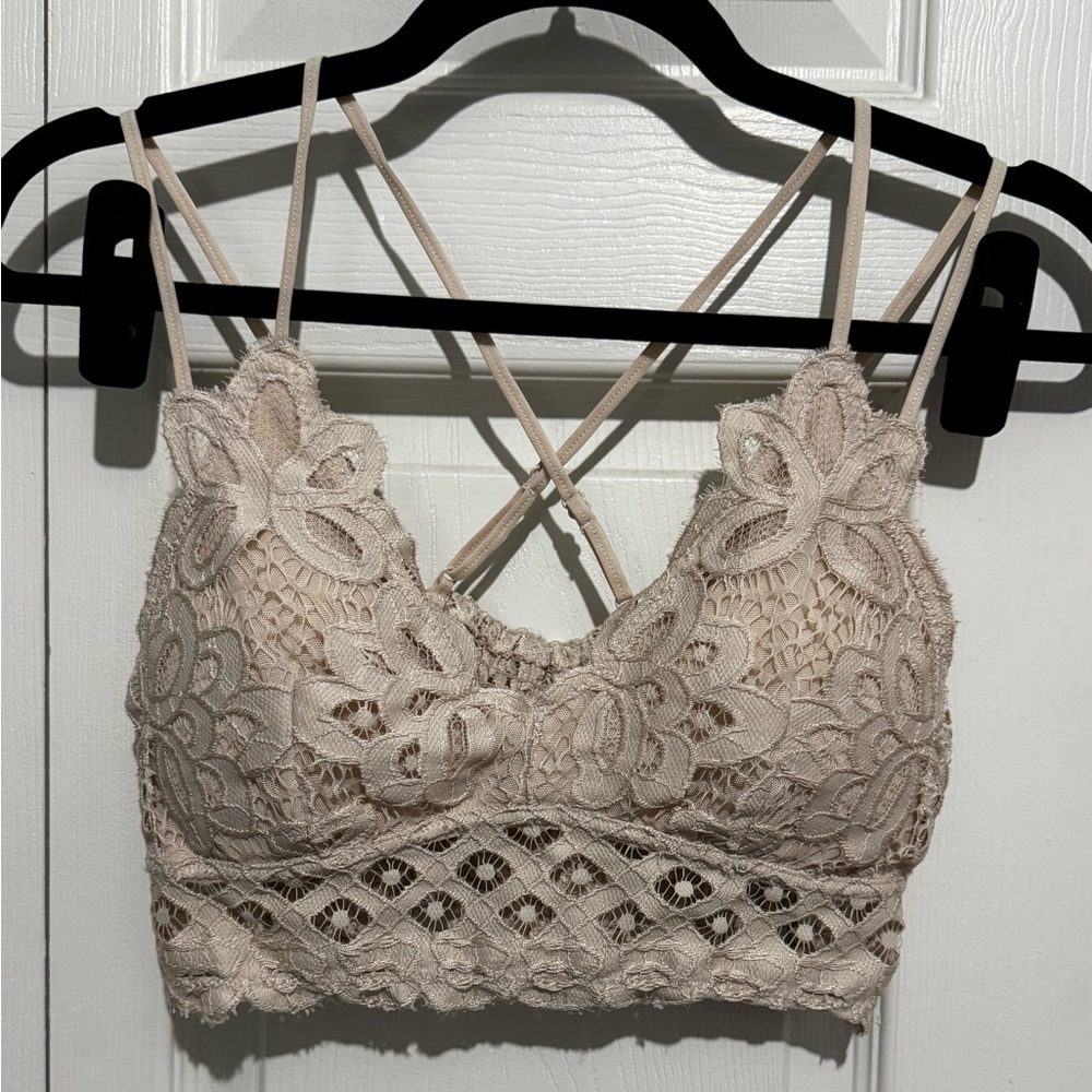 CLEARANCE 2 for $10! 
Anemone Cream Lace Bralette Top